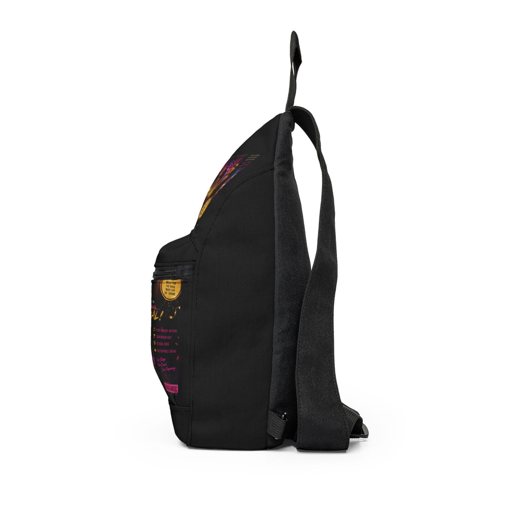Carnival Nights Sling Bag – Colorful Festival Graphic Crossbody